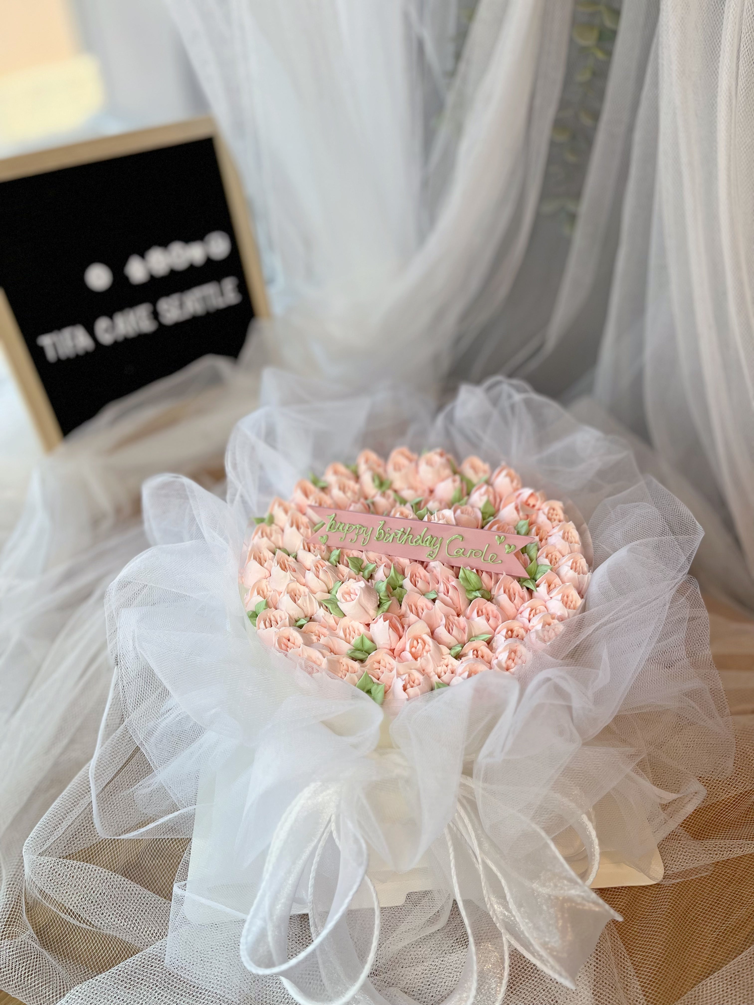 Buttercream flower bouquet
