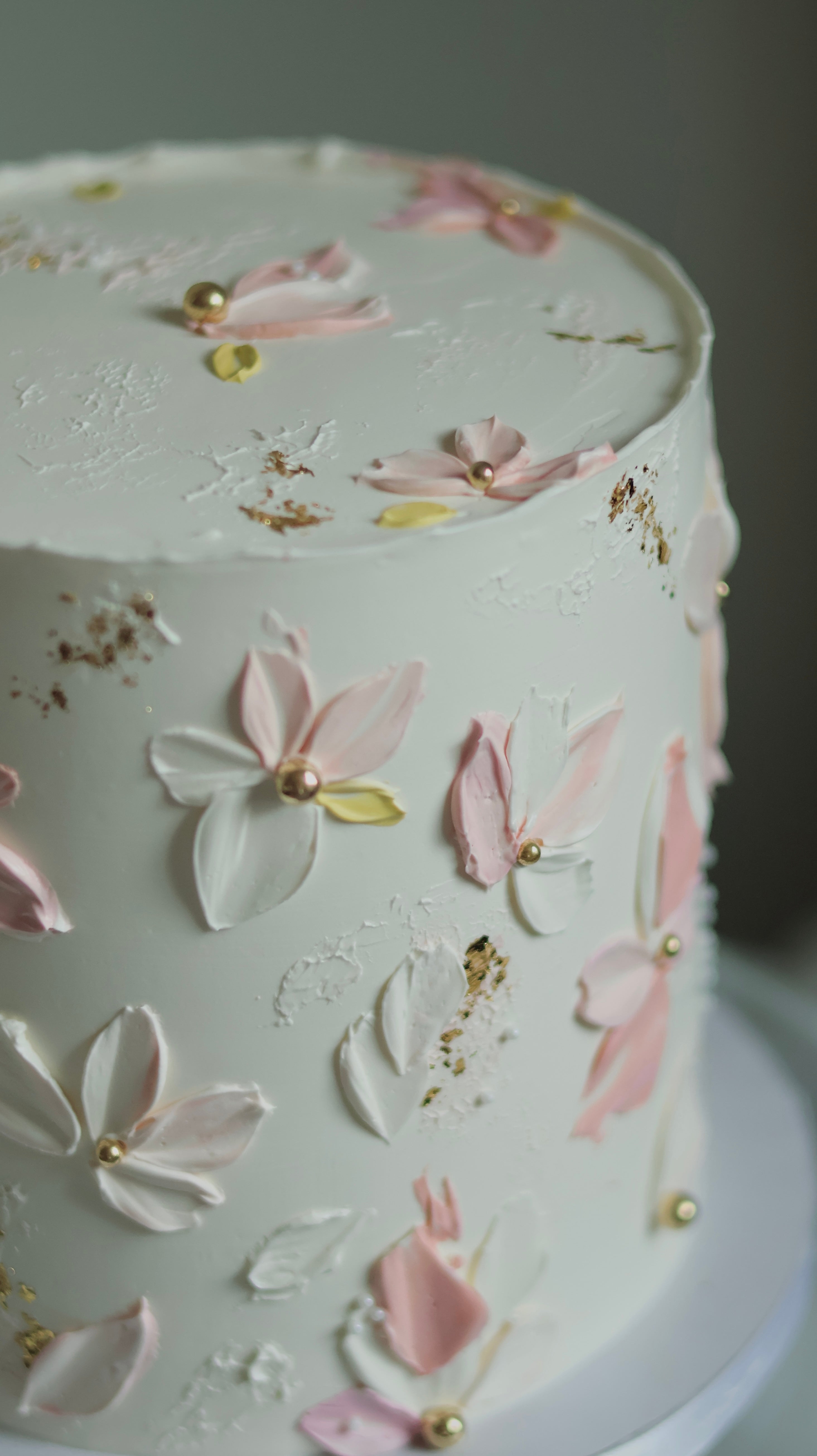 Knife palette cake