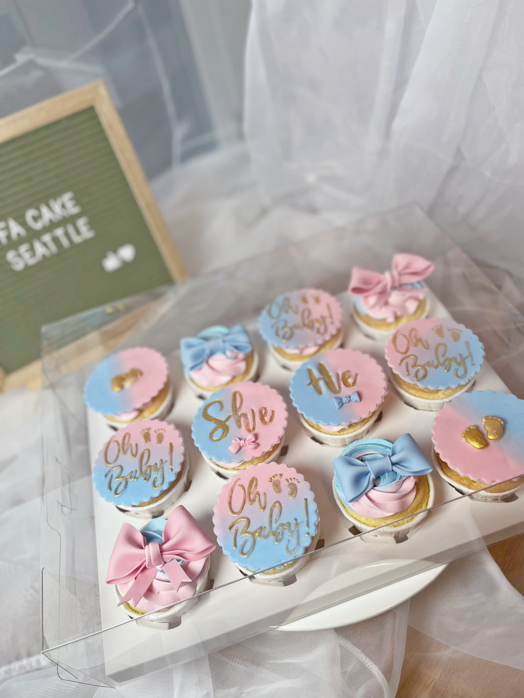 Oh baby cupcakes
