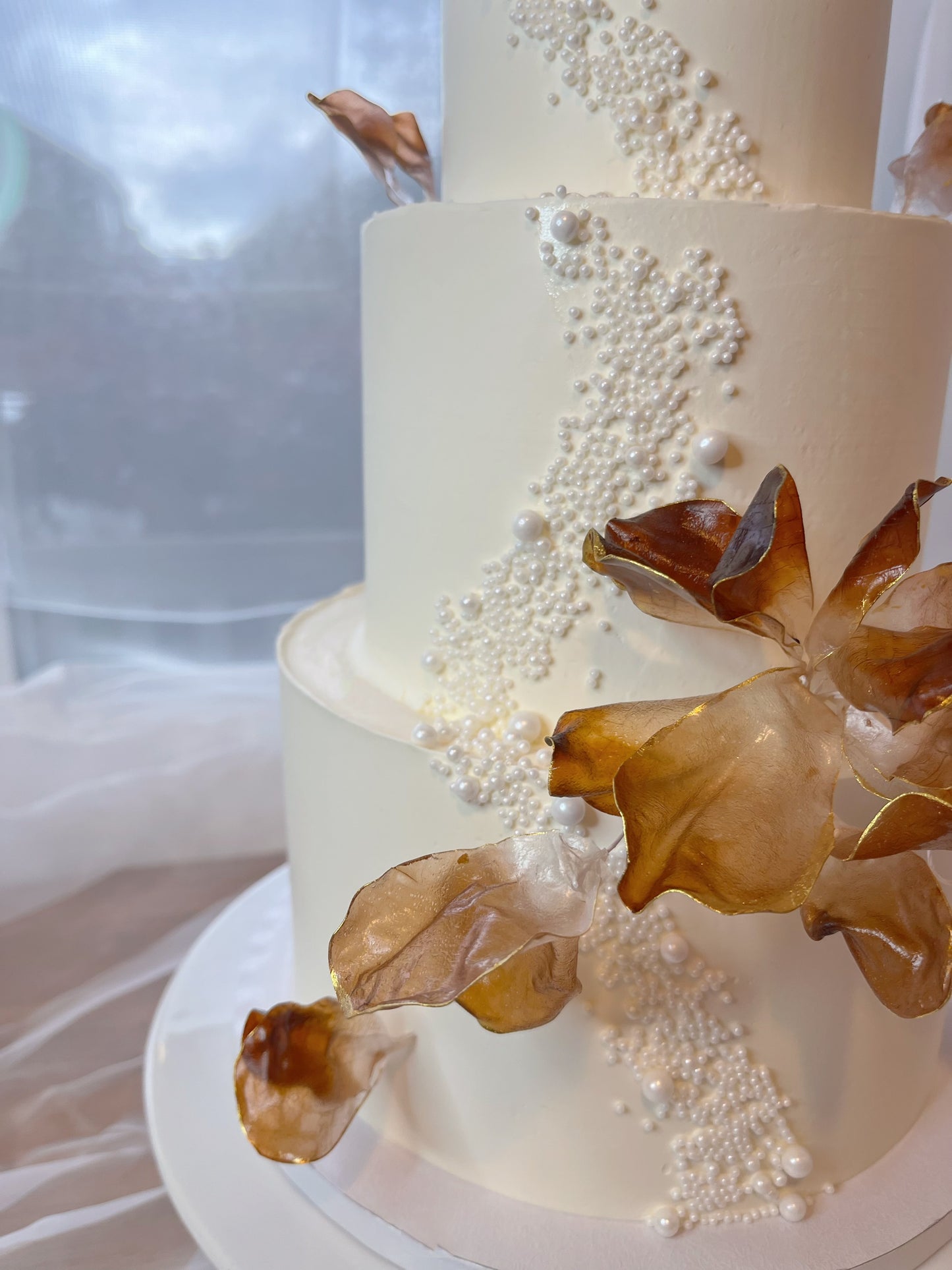 Rice paper Modern wedding cake