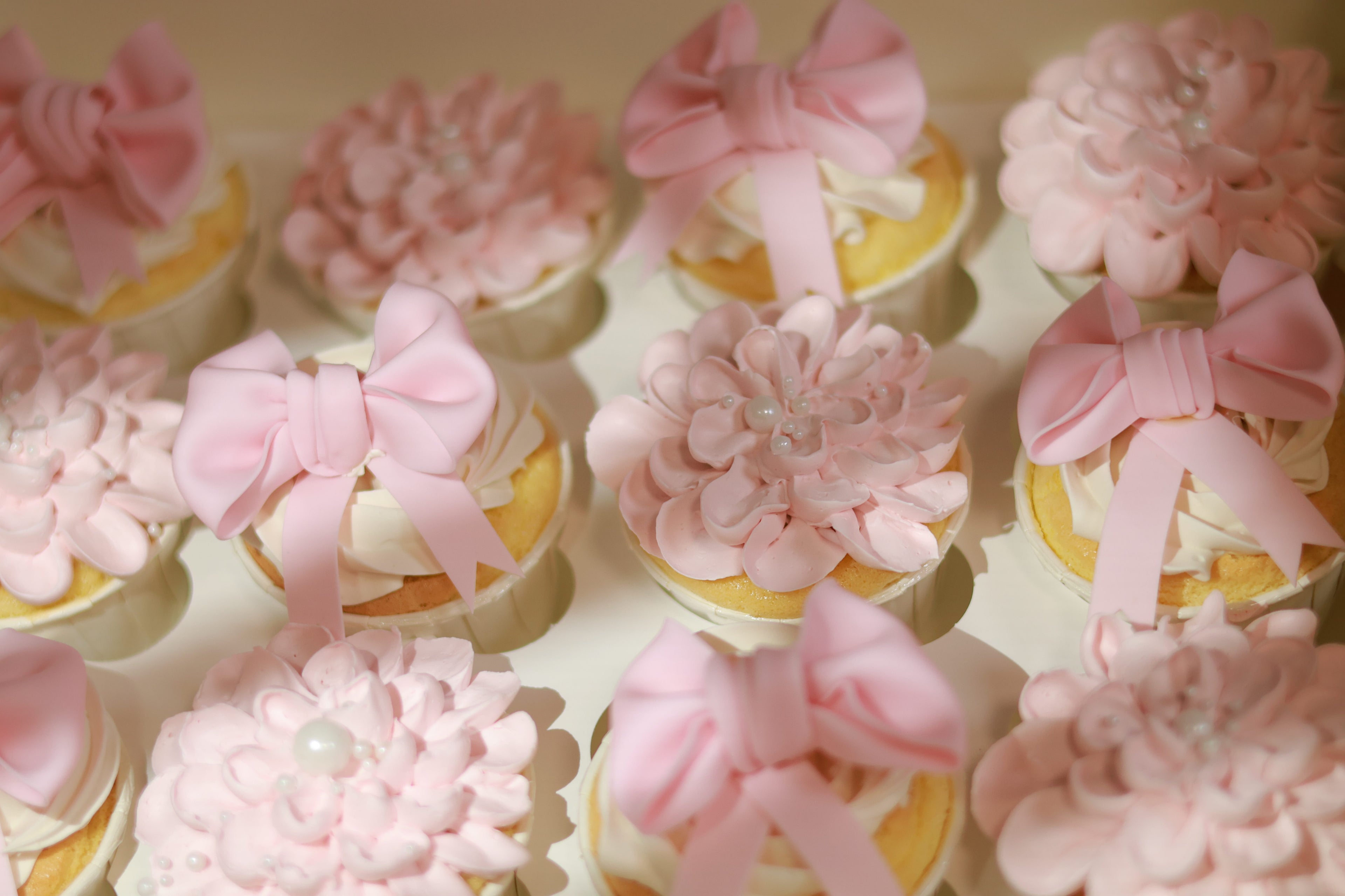 Pink baby shower party