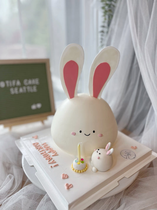 3D birthday celebration-bunny