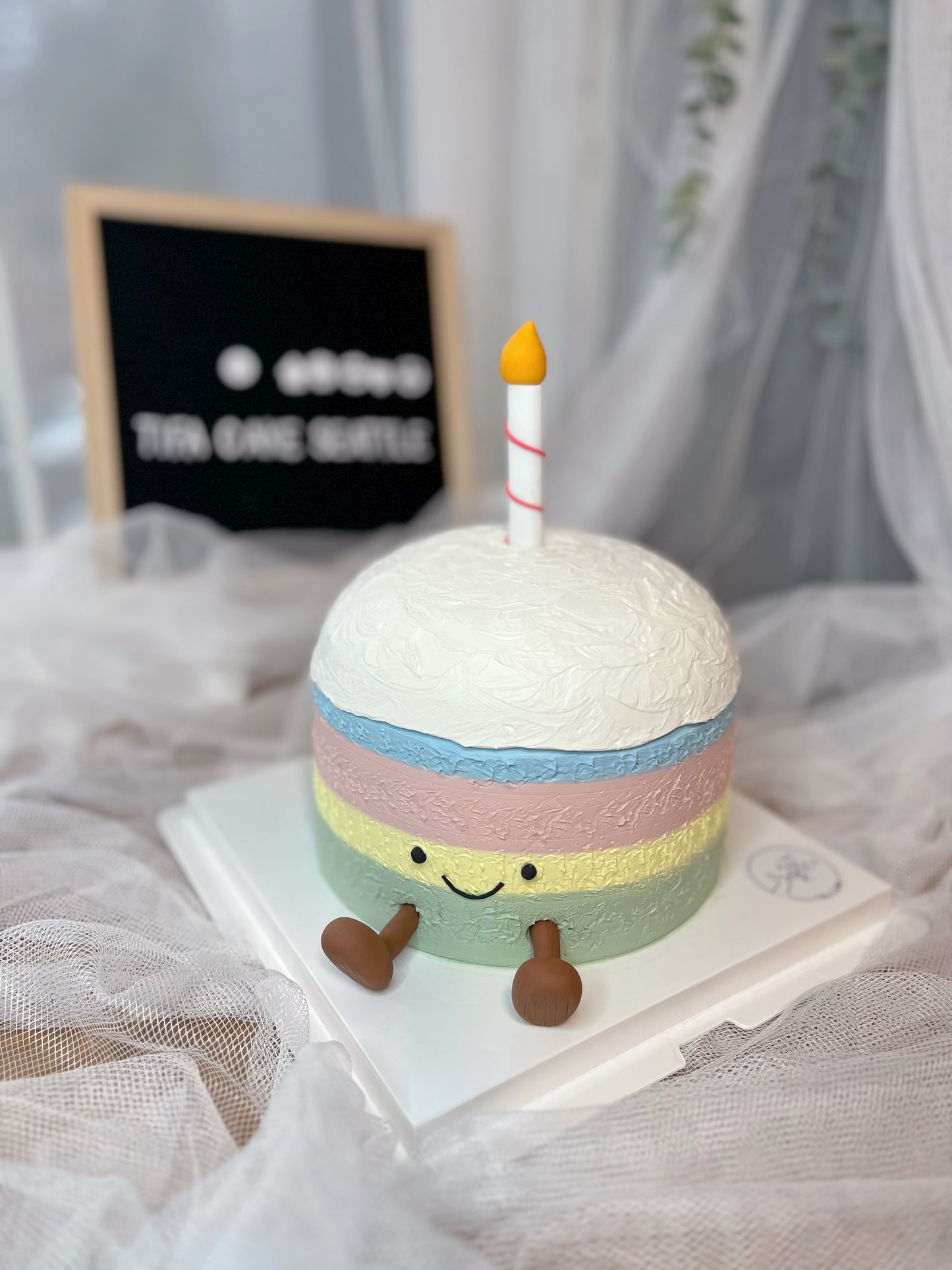 Jellycat birthday cake