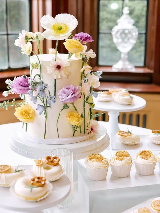 Floral wedding Cake