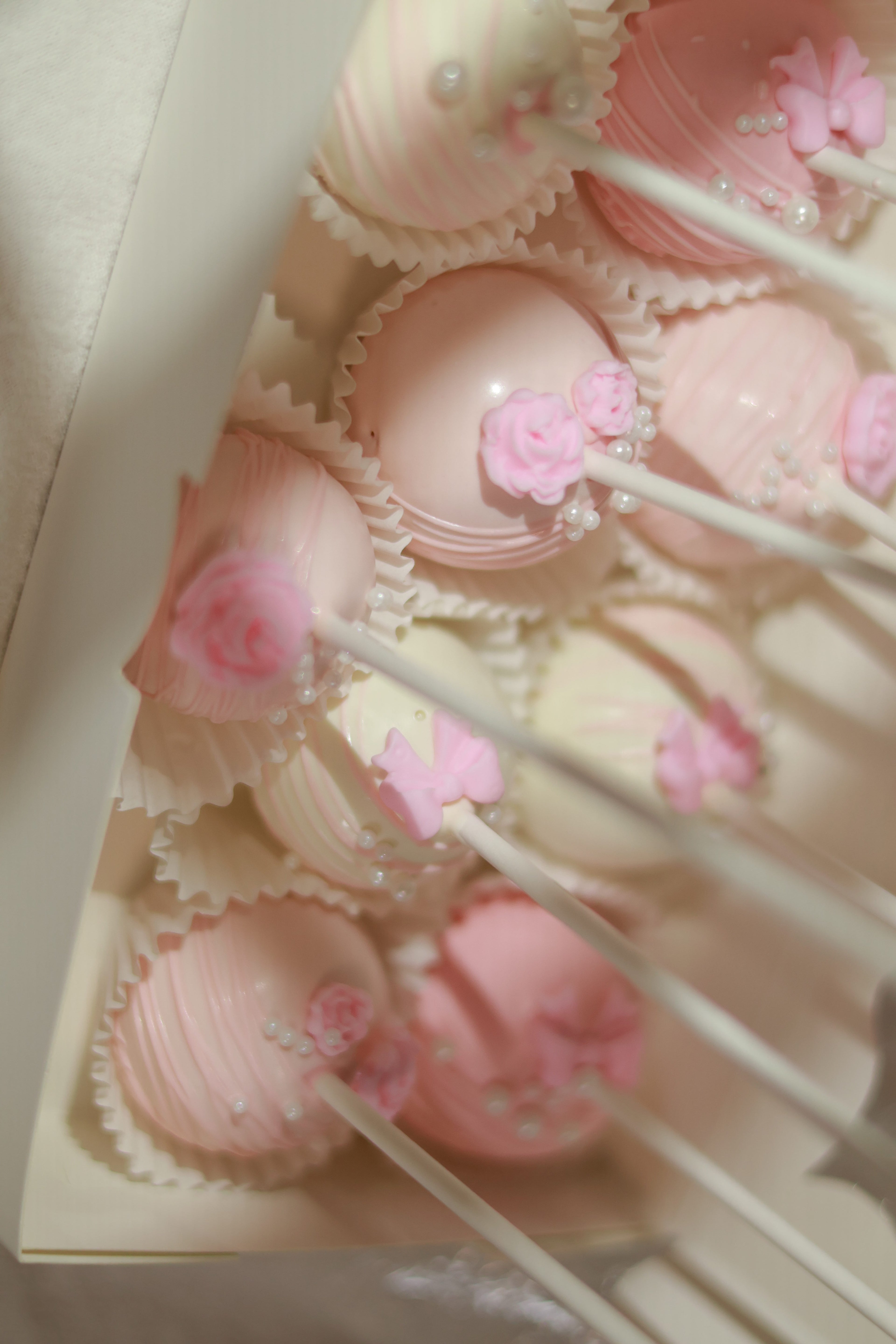 Pink baby shower party