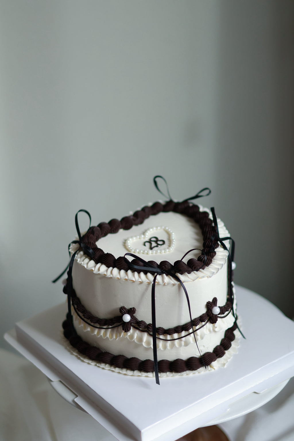 Vintage heart shape