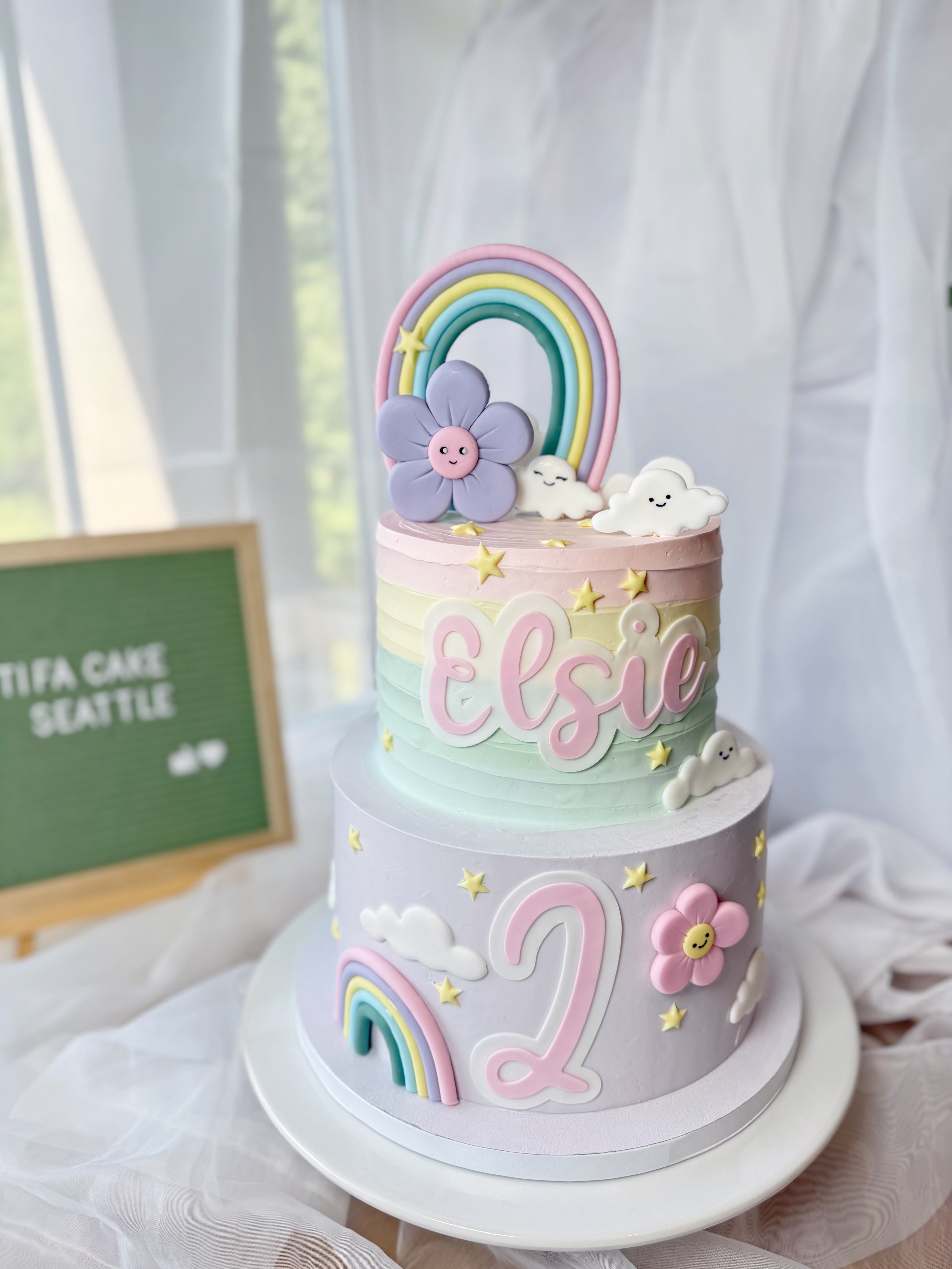 Rainbow Birthday Cake