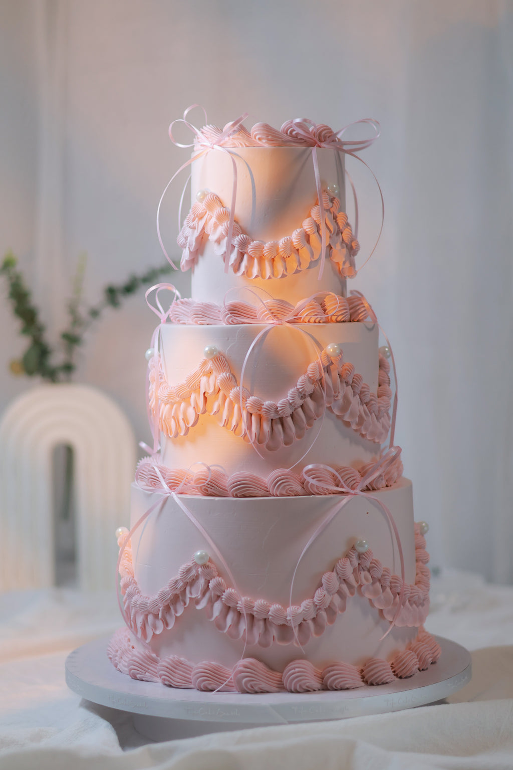 Pink baby shower party