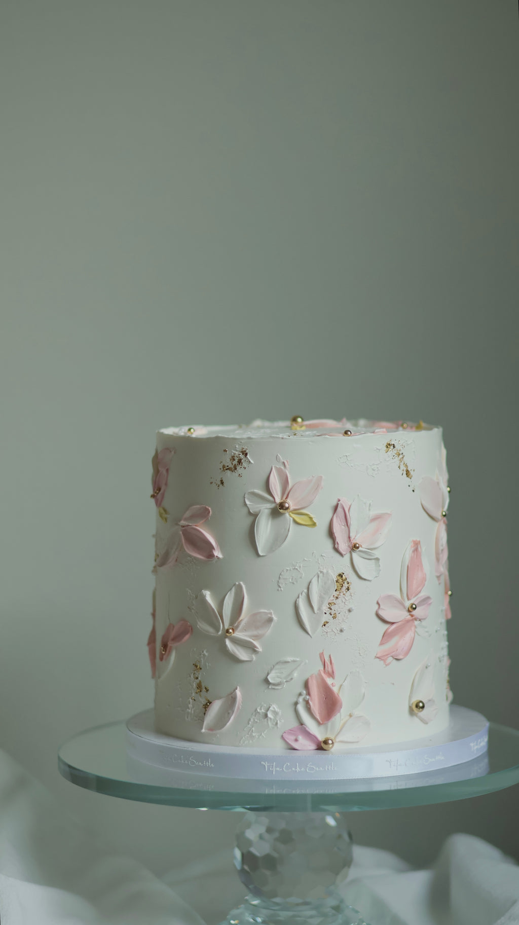 Knife palette cake